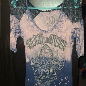 Crash & burn buckle top